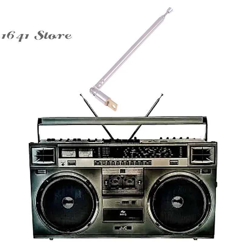 (NEW)1Pc 4 Section Telescopic Stainless Steel AM FM Radio Antenna Universal Head Speaker Radio Pull Rod
(NEW)1Pc 4 Section Telescopic Stainless Steel AM FM Radio Antenna Universal Head Speaker Radio Pull Rod