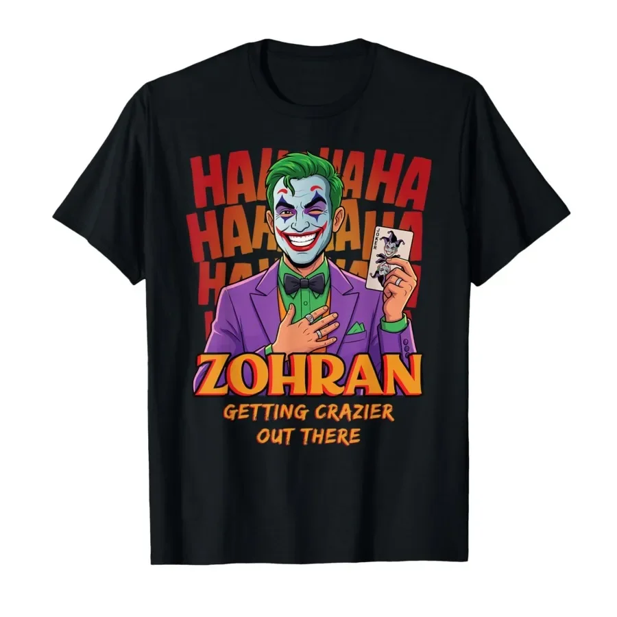 Zohran Mamdani Funny Political Satire Caricature Graphic T-shirt For Men Women 100% Cotton T Shirts Short Sleeve Tops 0424-3
Zohran Mamdani Funny Political Satire Caricature Graphic T-shirt For Men Women 100% Cotton T Shirts Short Sleeve Tops 0424-3