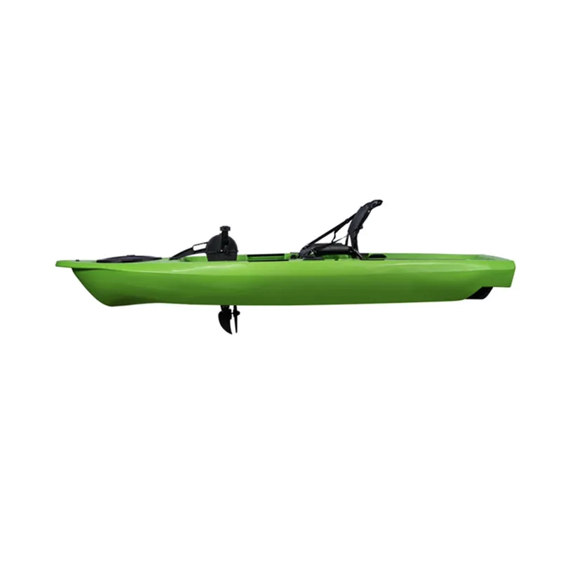 Stable Wider Safety Hull Sea Fishing Kayak Enjoyable More Fun with Left Hand Rudder Control System