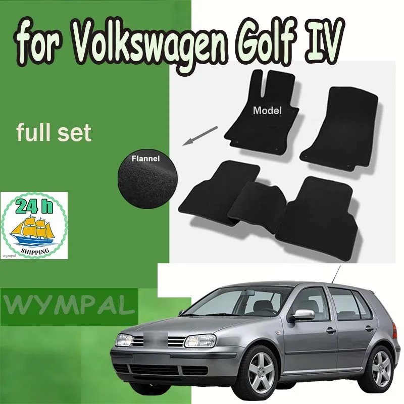 Комплект фланелевых велюровых ковриков для Volkswagen Golf IV хэтчбек, модель (1997-2003) - черный
Комплект фланелевых велюровых ковриков для Volkswagen Golf IV хэтчбек, модель (1997-2003) - черный