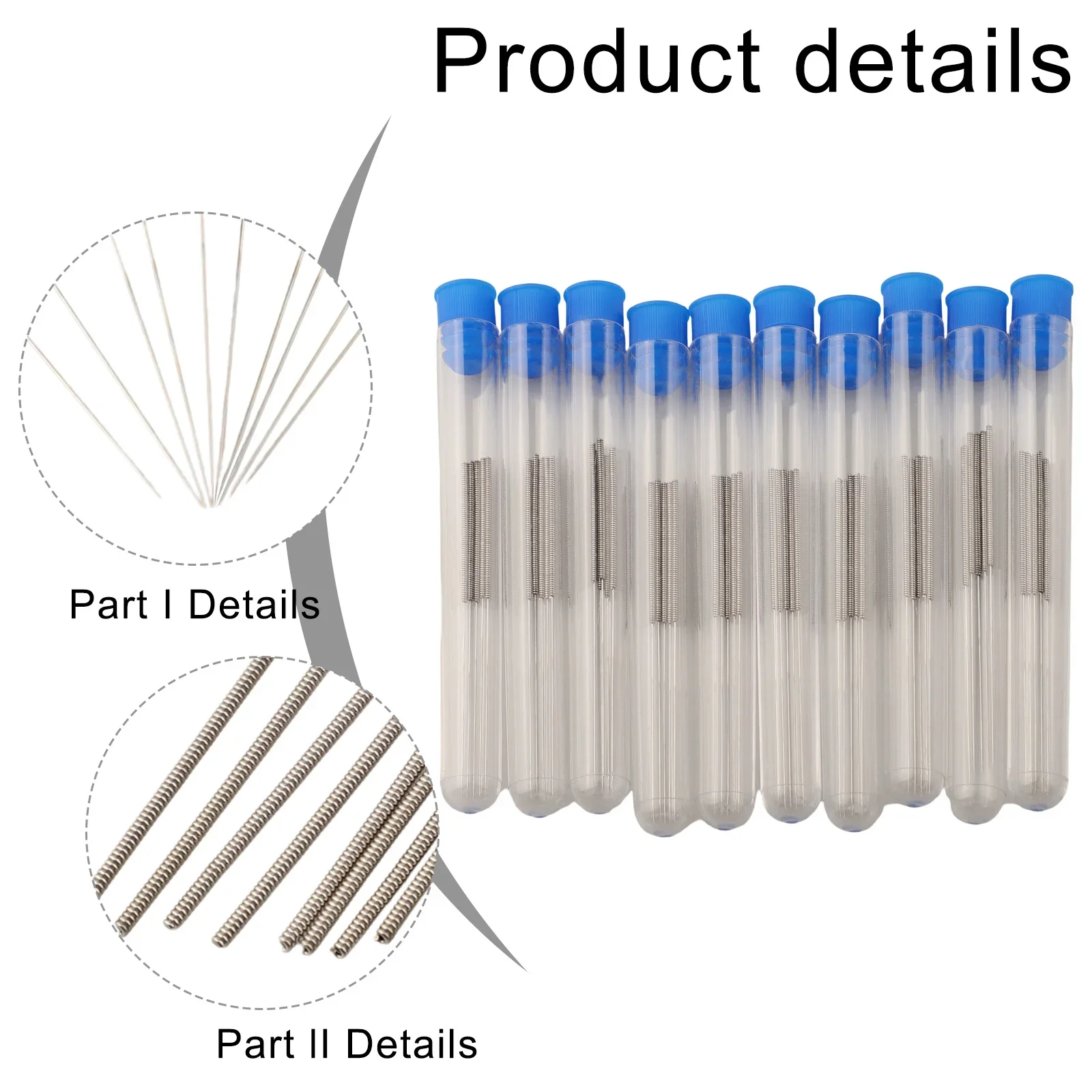 50pcs Stainless Steel Nozzle Cleaning Needles Steel Needle Kit For 3D Printer 0.4mm Replacement Parts
50pcs Stainless Steel Nozzle Cleaning Needles Steel Needle Kit For 3D Printer 0.4mm Replacement Parts
