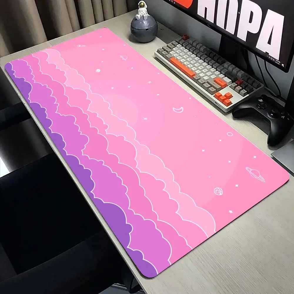 Kawaii Cute Starry Sky Moon Mouse Pad Large mouse pad, desk pad, anti slip base, washable for office and home use
Kawaii Cute Starry Sky Moon Mouse Pad Large mouse pad, desk pad, anti slip base, washable for office and home use
