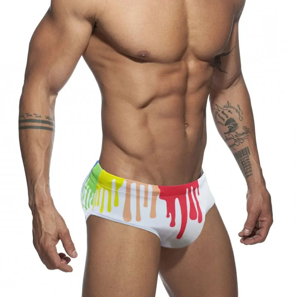 Men's Flow Paint Color Printed Triangle Swimsuit Fashion Sexy Beach Triangle Men
Men's Flow Paint Color Printed Triangle Swimsuit Fashion Sexy Beach Triangle Men
