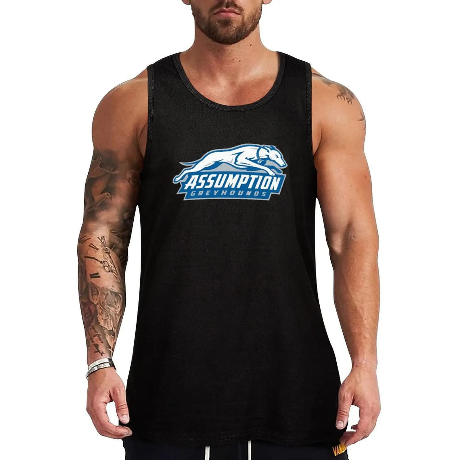 Assumption Greyhounds Tank Top gym t-shirts man anime top sports suits sports t-shirts for men
Assumption Greyhounds Tank Top gym t-shirts man anime top sports suits sports t-shirts for men