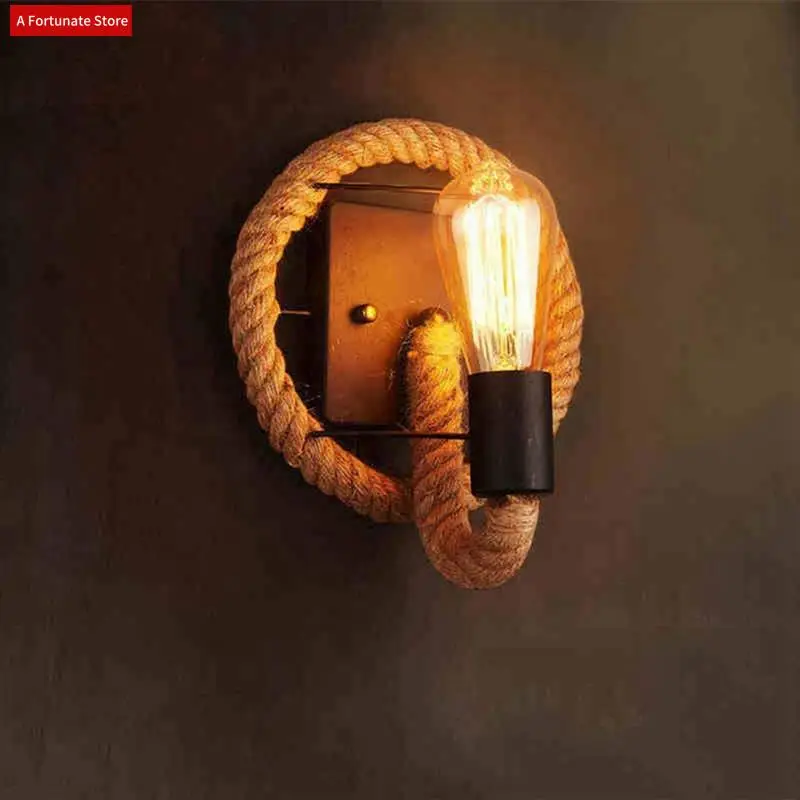 3X Vintage Wall Lamp American Rope Industrial Lamp Personality Bar Iron Wall Lamp(No Light Source)-A78G
3X Vintage Wall Lamp American Rope Industrial Lamp Personality Bar Iron Wall Lamp(No Light Source)-A78G