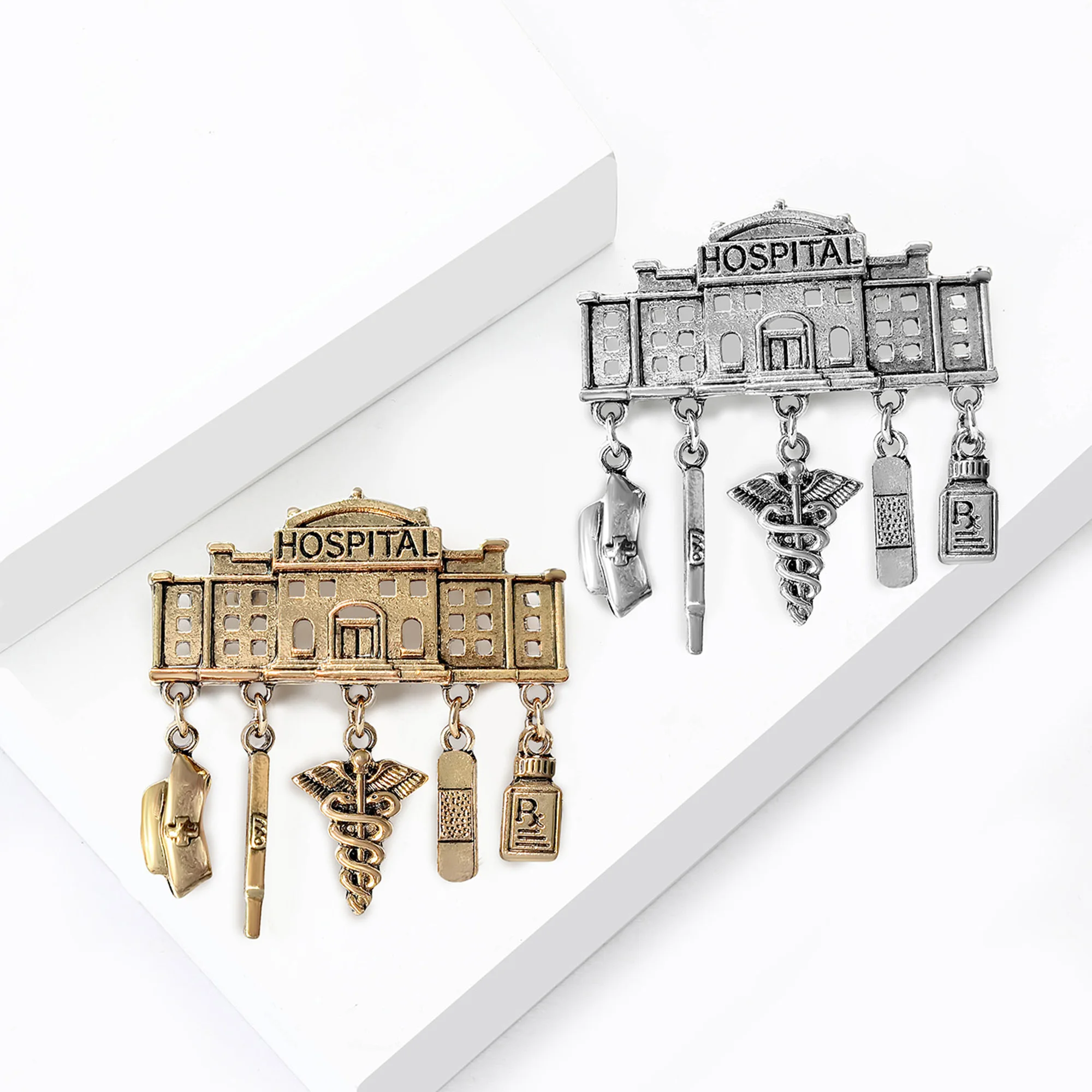 Fashion Hospital Pendant Brooches for Women Architecture Pins Keychain Event Party New Year Gifts Jewelry Decoration Accessories
Fashion Hospital Pendant Brooches for Women Architecture Pins Keychain Event Party New Year Gifts Jewelry Decoration Accessories