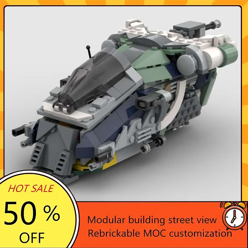384PCS Popular Space War Movie Model MOC Building Bricks Dropship Modular Technology Gifts Holiday Assemble Children Toy Suit
384PCS Popular Space War Movie Model MOC Building Bricks Dropship Modular Technology Gifts Holiday Assemble Children Toy Suit