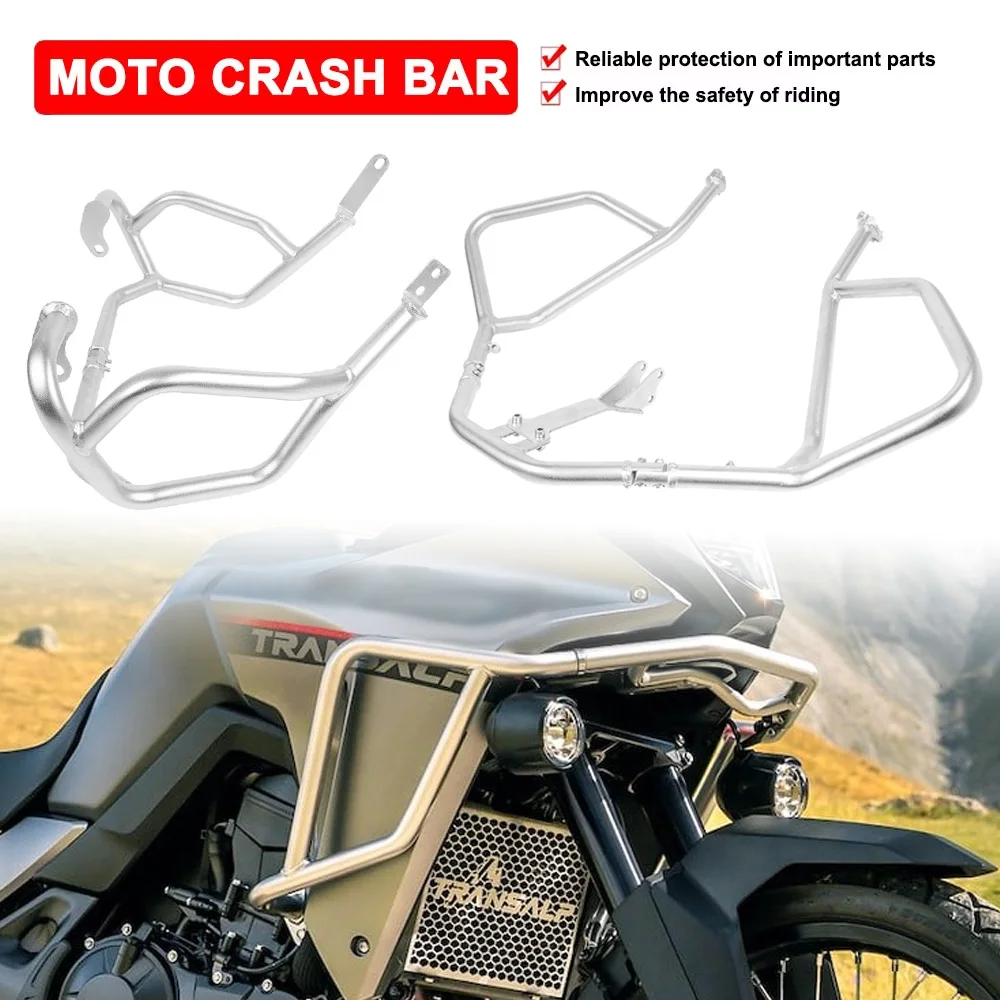 Для Honda XL750 Transalp XL 750 2023-2025 защита бака двигателя мотоцикла, клетка для трюков, защитная планка, шоссейные дуги, бампер 
Для Honda XL750 Transalp XL 750 2023-2025 защита бака двигателя мотоцикла, клетка для трюков, защитная планка, шоссейные дуги, бампер