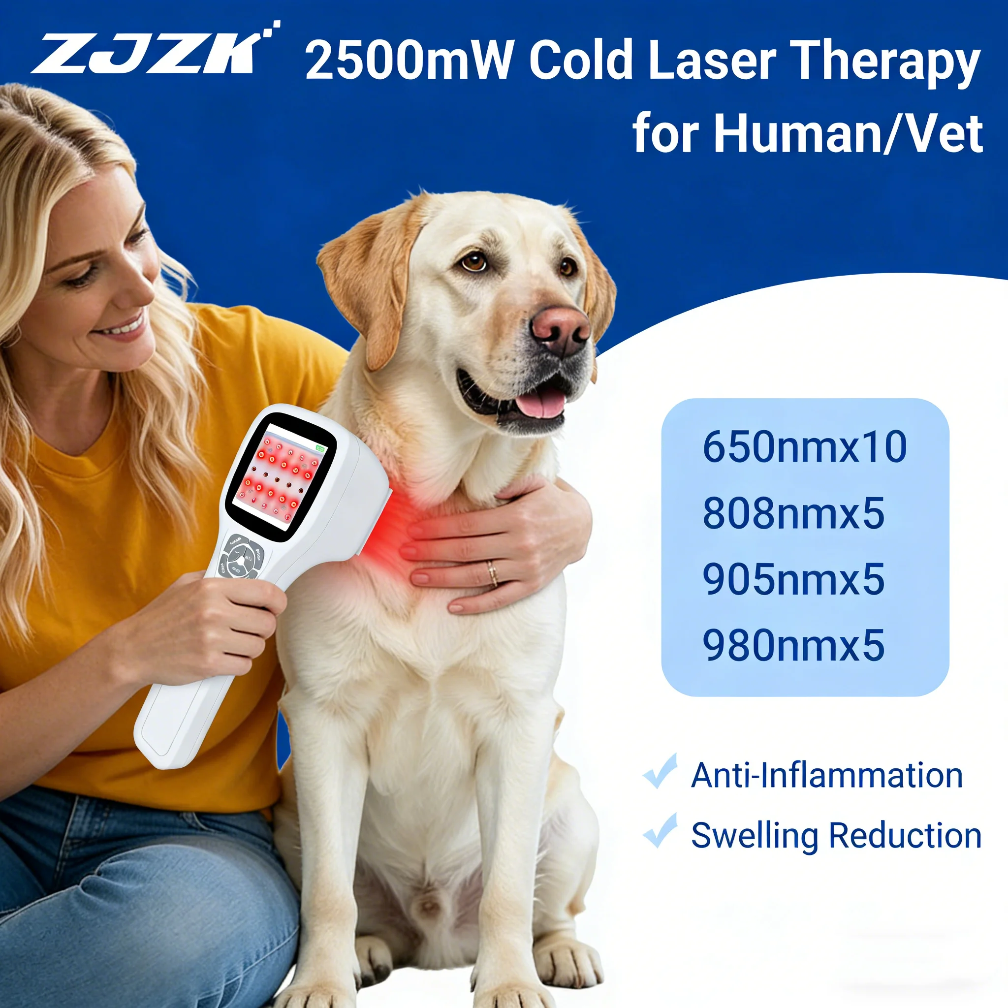 2026 Veterinary Cold Laser Therapy Equipment Class 4 808/980/905nm for Dogs Arthritis Back Pain Herniated Disc Pain Relief
2026 Veterinary Cold Laser Therapy Equipment Class 4 808/980/905nm for Dogs Arthritis Back Pain Herniated Disc Pain Relief