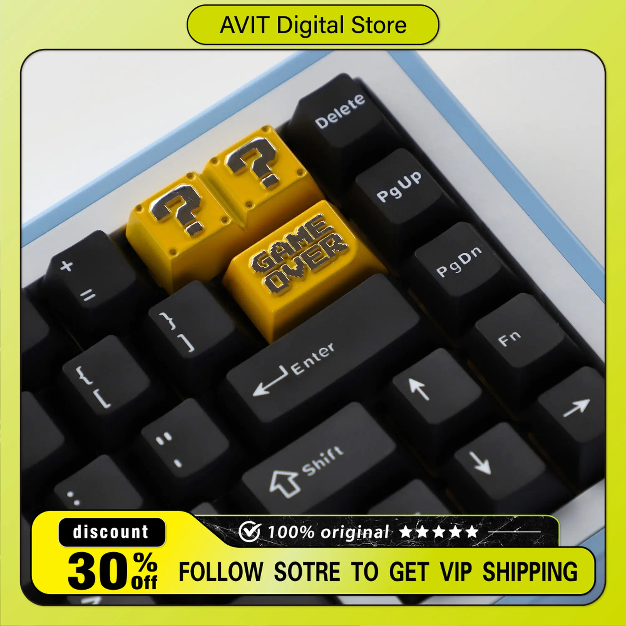 Game Over Tab Full Metal Keycap DIY Backlit Kawaii Keycap Classic Gaming Custom KeyCap Anime Personalized Gift for PC Mechanical
Game Over Tab Full Metal Keycap DIY Backlit Kawaii Keycap Classic Gaming Custom KeyCap Anime Personalized Gift for PC Mechanical