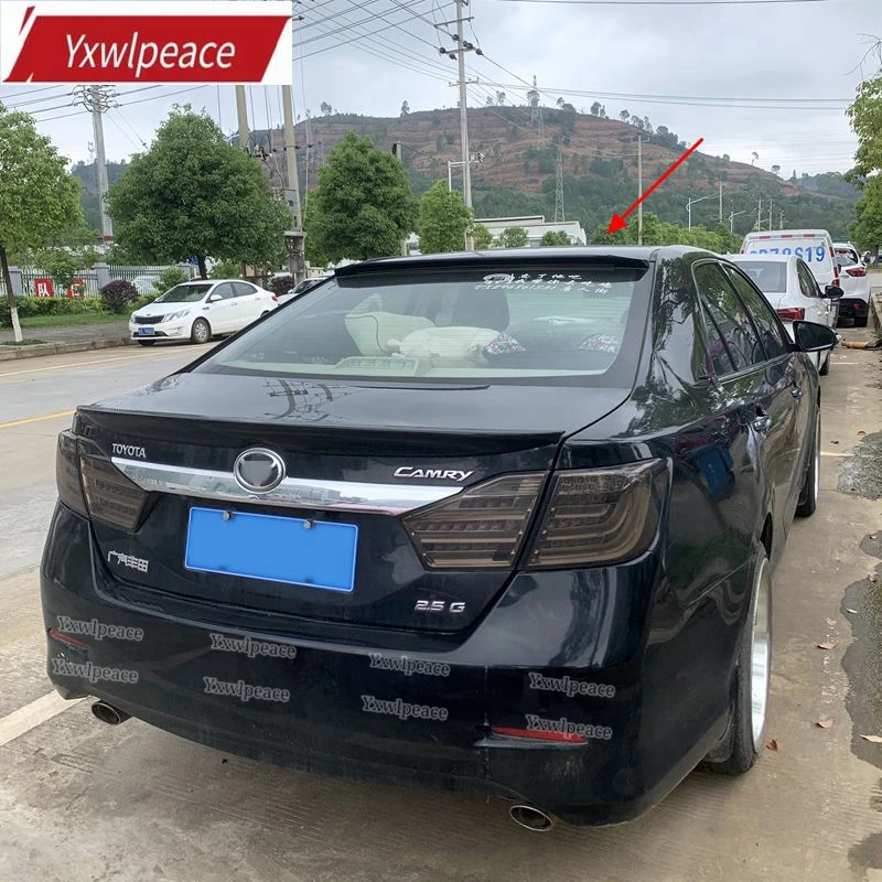 Для Toyota Camry 2012 2013 2014 2015 Автомобильная отделка ABS пластик Неокрашенный задний спойлер на крышу багажника
Для Toyota Camry 2012 2013 2014 2015 Автомобильная отделка ABS пластик Неокрашенный задний спойлер на крышу багажника