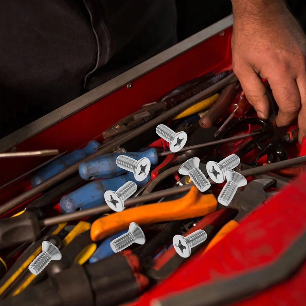 8Pcs Brake Disc Rotor Screws Stainless Steel Retaining Kit Reliable Secure Fit Front Rotors Compatible for Honda Brake Disc
8Pcs Brake Disc Rotor Screws Stainless Steel Retaining Kit Reliable Secure Fit Front Rotors Compatible for Honda Brake Disc