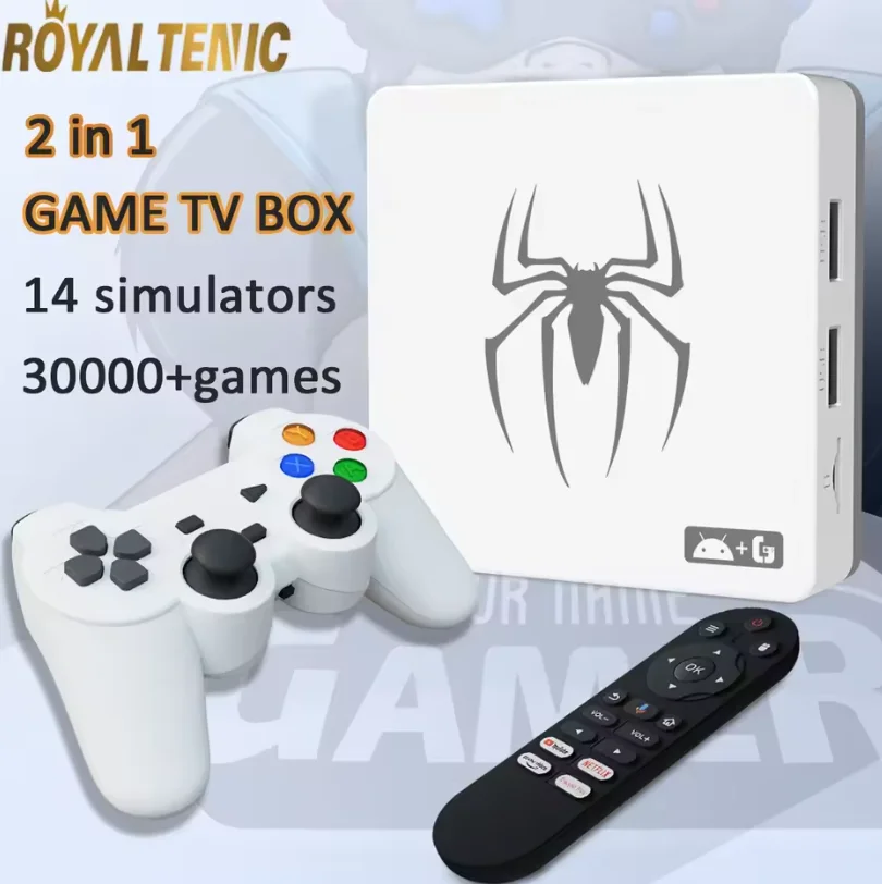 New G7 Dual-System 2-in-1 TV Game Console 8K 3D Output 30,000 Games 2GB RAM 64GB SSD Android 16.0 Dual 2.4G Wireless Controllers
New G7 Dual-System 2-in-1 TV Game Console 8K 3D Output 30,000 Games 2GB RAM 64GB SSD Android 16.0 Dual 2.4G Wireless Controllers