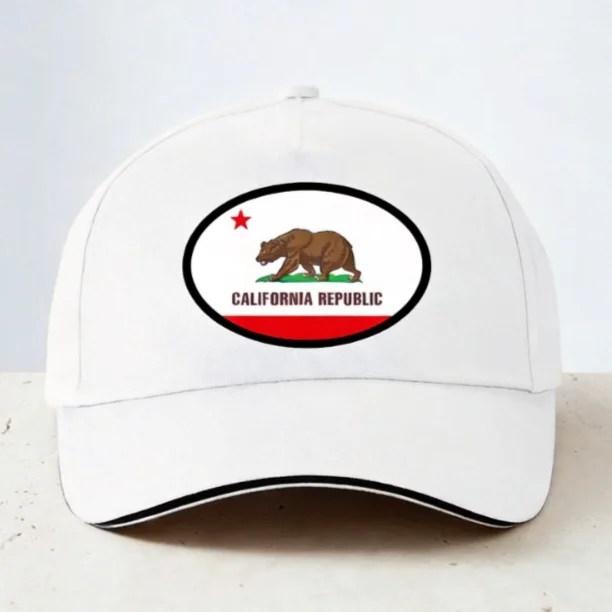 California Republic Flag Baseball cap Summer Casual man Women California bear Outdoor Snapback hat
California Republic Flag Baseball cap Summer Casual man Women California bear Outdoor Snapback hat