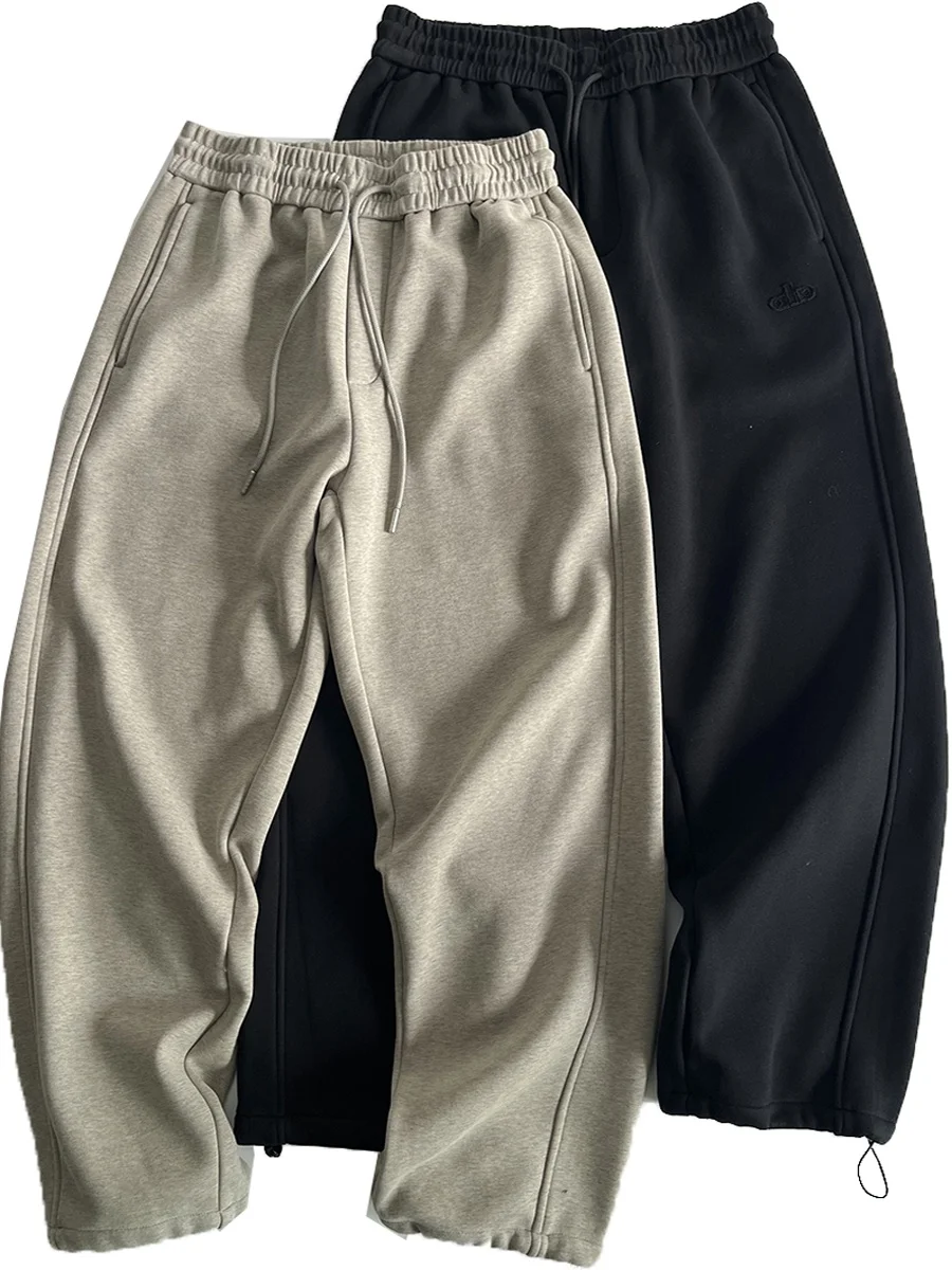 Утепленные брюки прямого кроя на флисовой подкладке для мужчин: модные зимние повседневные спортивные брюки из смесового хлопка
Утепленные брюки прямого кроя на флисовой подкладке для мужчин: модные зимние повседневные спортивные брюки из смесового хлопка