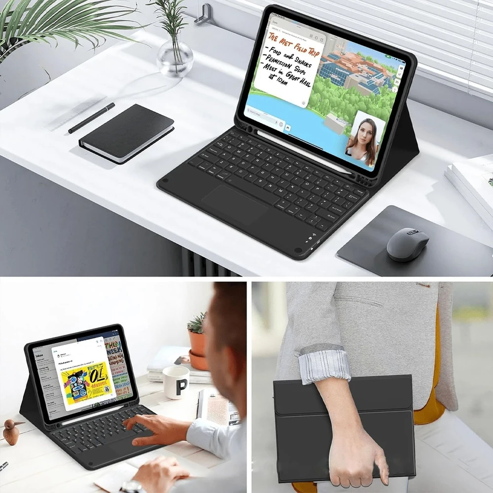 For Galaxy Tab S10 FE 10.9 " Funda Keyboard Case for Samsung Galaxy Tab S10 FE 10.9 Inch 2025 SM-X520/X526/X526B, Keyboard Cover
For Galaxy Tab S10 FE 10.9 " Funda Keyboard Case for Samsung Galaxy Tab S10 FE 10.9 Inch 2025 SM-X520/X526/X526B, Keyboard Cover