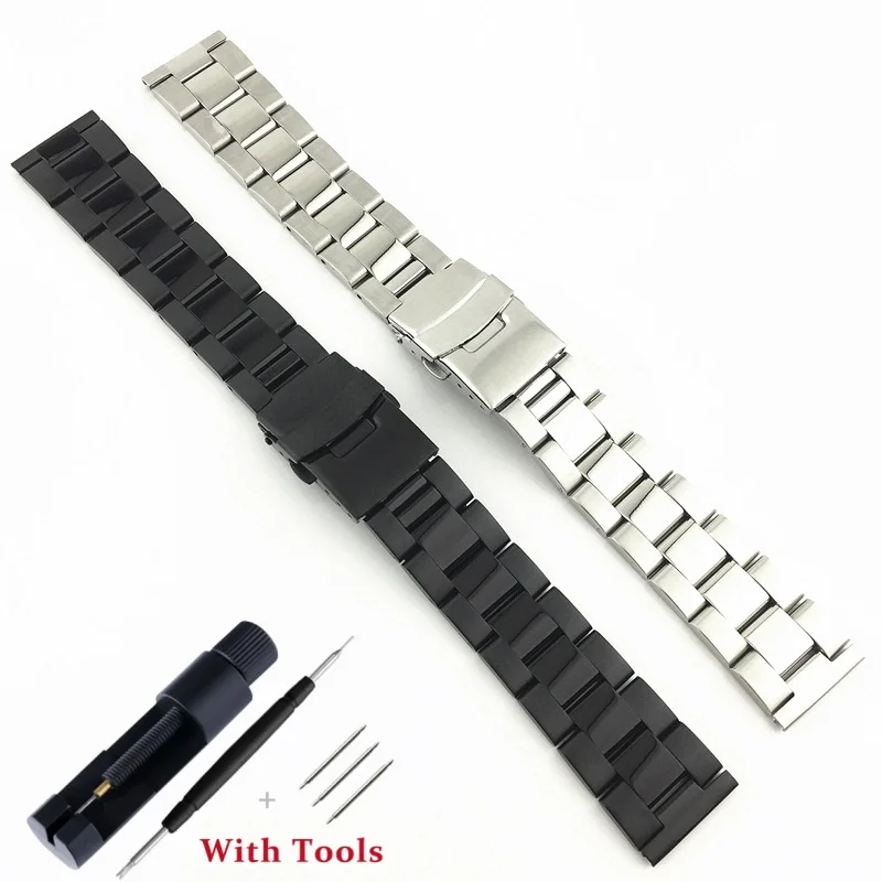 18mm 20mm 22mm 24mm 26mm 28mm Solid Stainless Steel Watch Strap Metal Folding Clasp for Universal Watch Band Accessories
18mm 20mm 22mm 24mm 26mm 28mm Solid Stainless Steel Watch Strap Metal Folding Clasp for Universal Watch Band Accessories