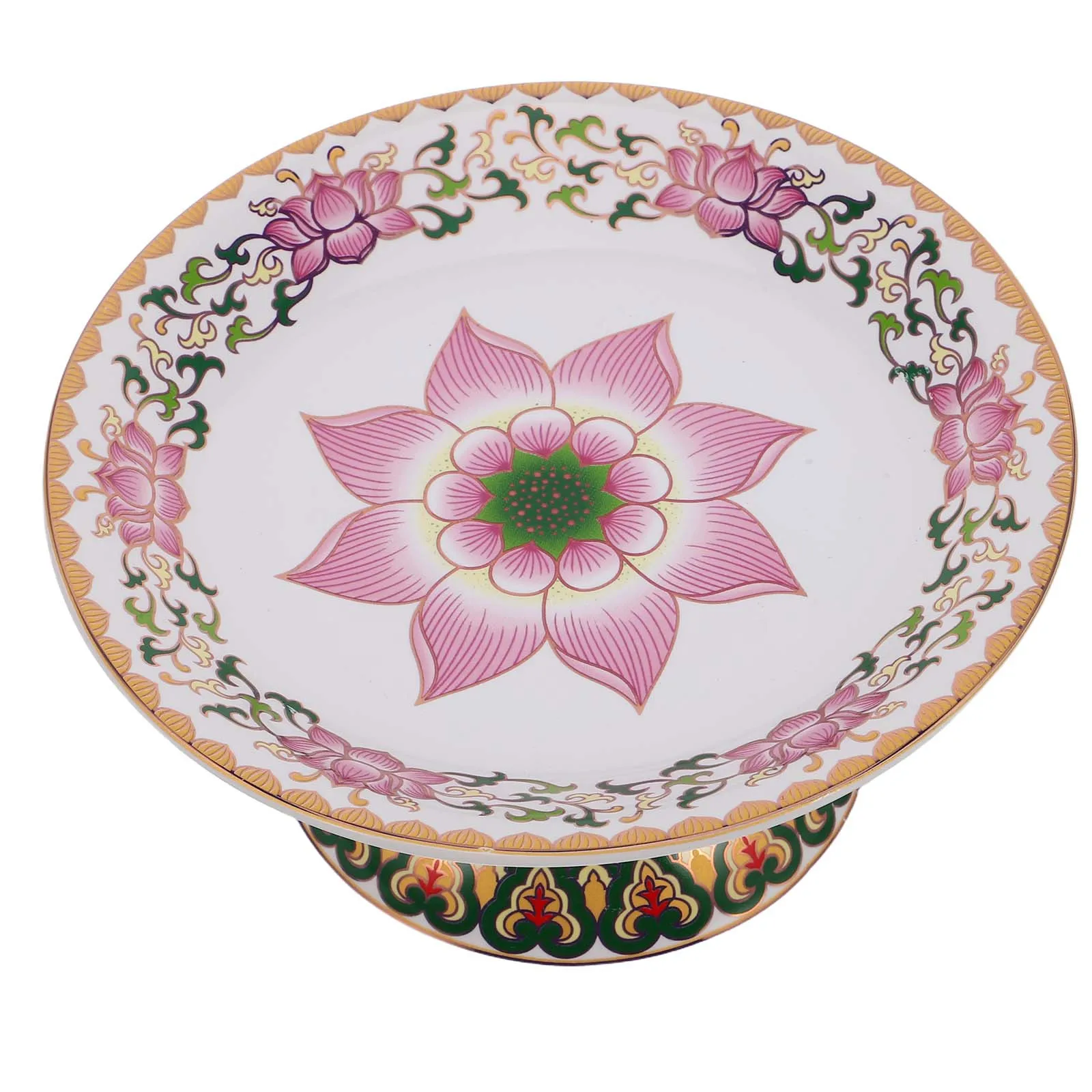 Ceramic Serving Tray Lotus Pattern Home Altar Use Fruits Snacks Desserts Elegant Decorative Offering Plate Fruit Plate
Ceramic Serving Tray Lotus Pattern Home Altar Use Fruits Snacks Desserts Elegant Decorative Offering Plate Fruit Plate