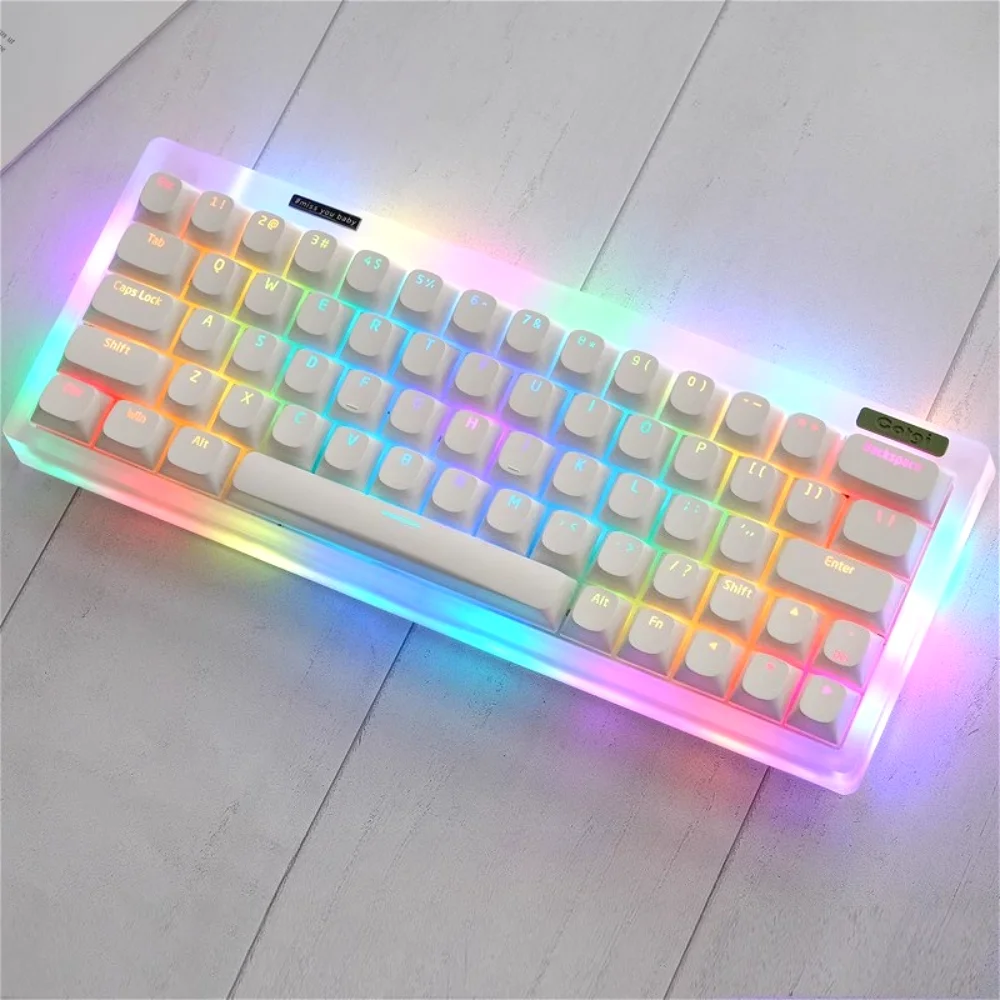 Small Pudding Key Cap Set PBT Key Cap 117 Key Transparent Double Layer for Mechanical Keyboard 61/64/68/75/84/87/104
Small Pudding Key Cap Set PBT Key Cap 117 Key Transparent Double Layer for Mechanical Keyboard 61/64/68/75/84/87/104