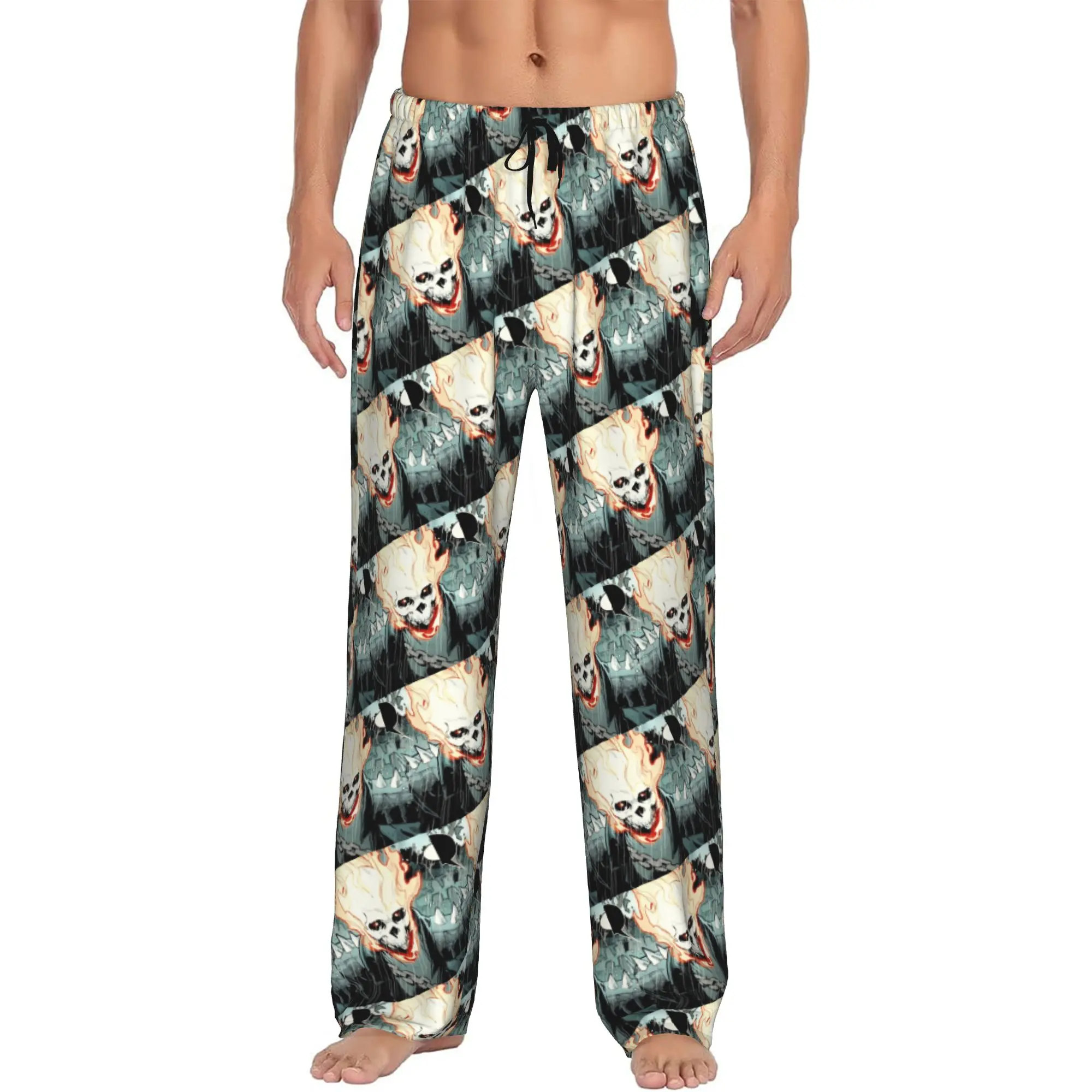 Custom Men's Ghost Anime Ride Pajama Pants Print Sleep Sleepwear Bottoms with Pockets
Custom Men's Ghost Anime Ride Pajama Pants Print Sleep Sleepwear Bottoms with Pockets