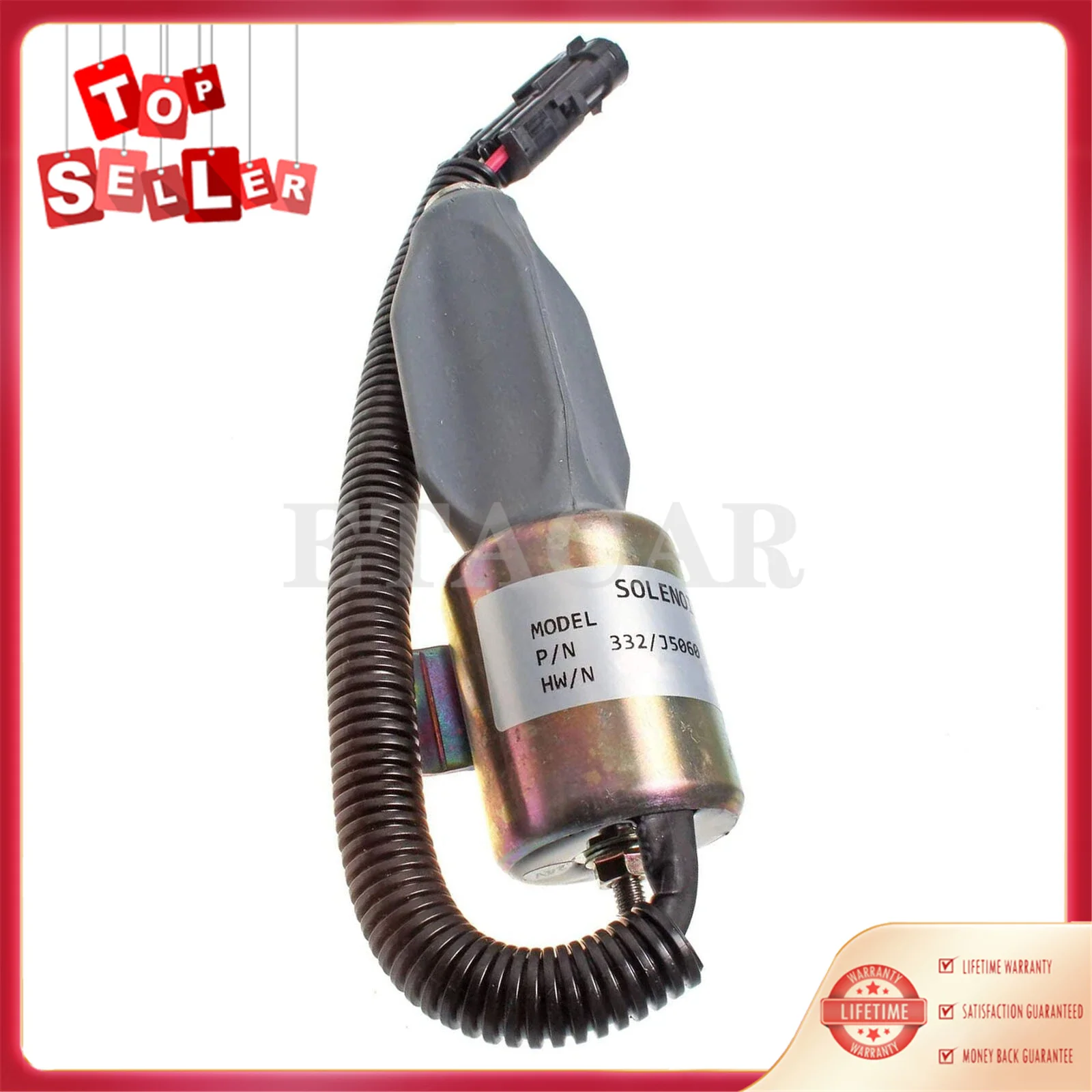 New 24V Fuel Shutoff Solenoid 332/J5060 716/30091 for JCB JS115 JS130 JS160 JS180 JS240 Stopper Motor
New 24V Fuel Shutoff Solenoid 332/J5060 716/30091 for JCB JS115 JS130 JS160 JS180 JS240 Stopper Motor