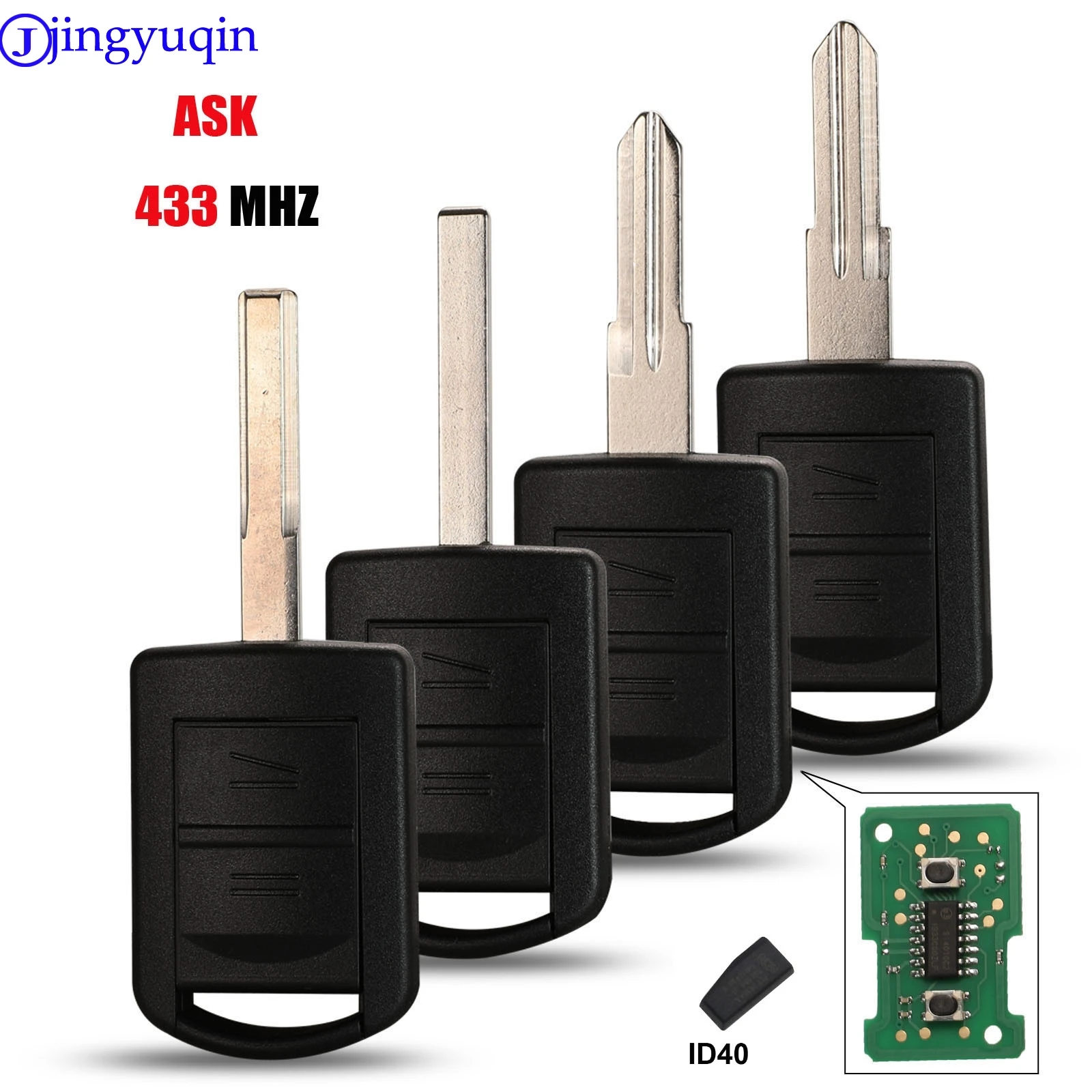 jingyuqin Remote ID40 Chip 433 Mhz ASK Car Key For Opel Vauxhall Corsa c Meriva astra h j g d Combo Auto Key Car Accessories
jingyuqin Remote ID40 Chip 433 Mhz ASK Car Key For Opel Vauxhall Corsa c Meriva astra h j g d Combo Auto Key Car Accessories