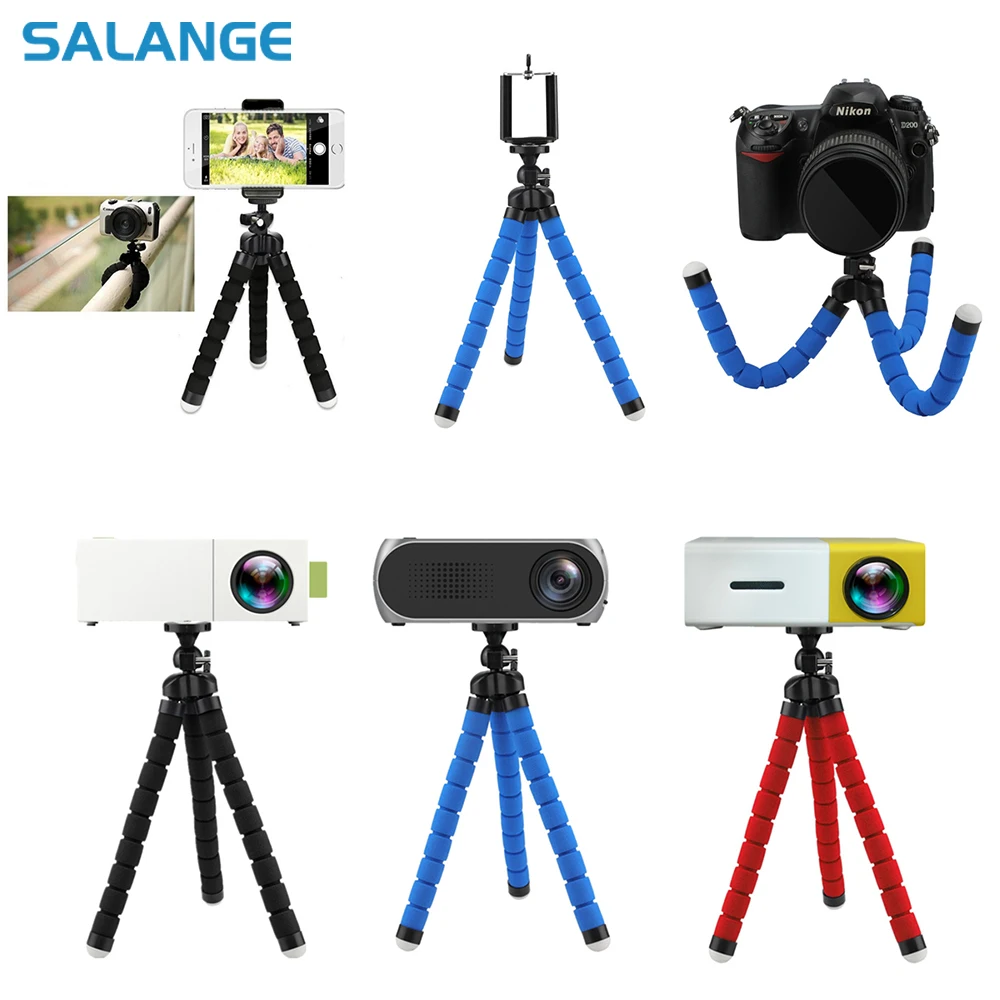 Mini Tripod for Projector Camera IPhone Samsung Tripe Holder Clip Flexible Sponge Octopus Bracket Bendable Mobile Phone Stand
Mini Tripod for Projector Camera IPhone Samsung Tripe Holder Clip Flexible Sponge Octopus Bracket Bendable Mobile Phone Stand