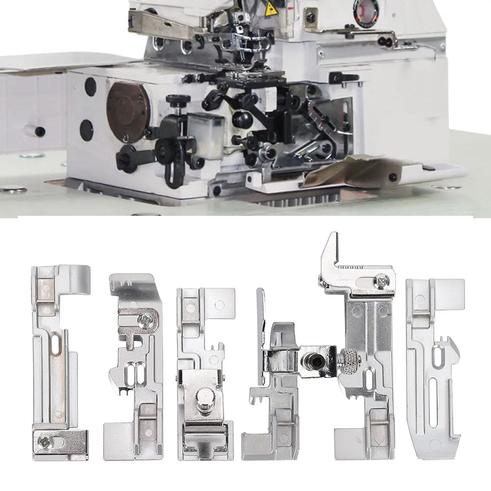 6Pcs Domestic Sewing Machine Presser Foot Kit Multifunction Side Cutter Overlock Sewing Tool Set
6Pcs Domestic Sewing Machine Presser Foot Kit Multifunction Side Cutter Overlock Sewing Tool Set