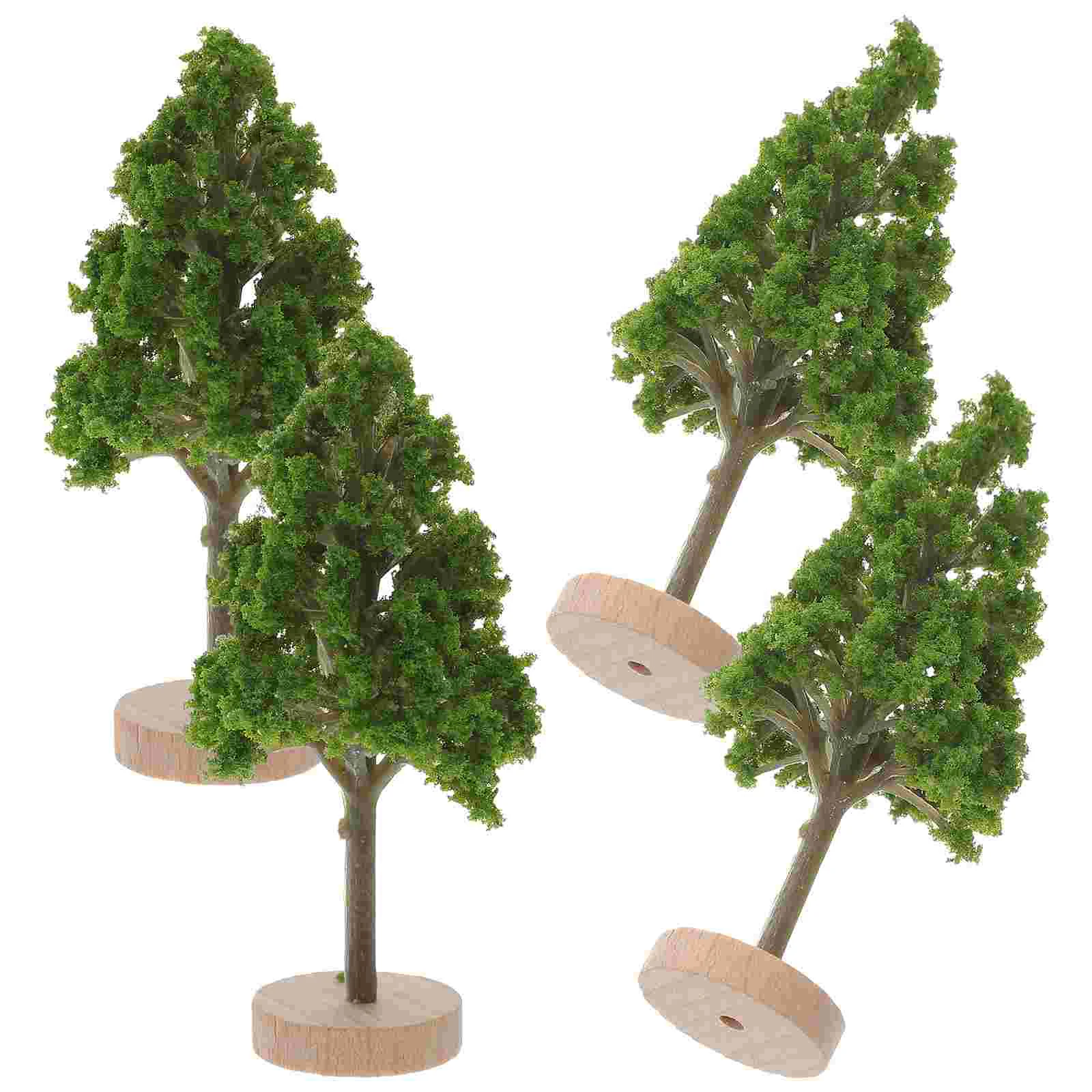 4 Pcs Simulated Street Trees Mini -landscape Model Topper Bases Outdoor Ornaments Simulation Funny Garden Decor Household
4 Pcs Simulated Street Trees Mini -landscape Model Topper Bases Outdoor Ornaments Simulation Funny Garden Decor Household