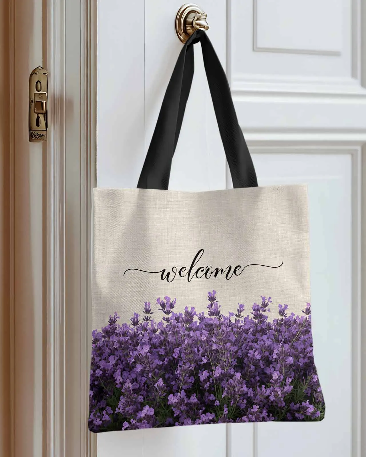 Linen Background Lavender Canvas Bag Handbag Oxford Cloth Eco Shopping Storage Bag for Home Use
Linen Background Lavender Canvas Bag Handbag Oxford Cloth Eco Shopping Storage Bag for Home Use