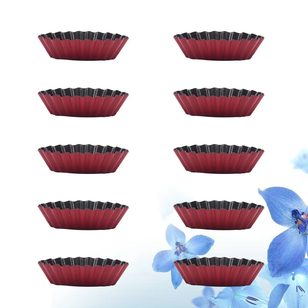 10Pcs Egg Tart Mold High Carbon Steel Cake Mold DIY Baking Tool Home Store Kitchen Diameter 7.5cm Egg Tart Mould
10Pcs Egg Tart Mold High Carbon Steel Cake Mold DIY Baking Tool Home Store Kitchen Diameter 7.5cm Egg Tart Mould