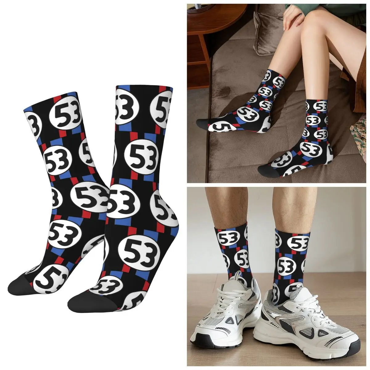 Всесезонные носки Herbie в полоску 53, Harajuku, спортивные носки средней длины, модные чулки для мужчин и женщин, рождественские подарки
Всесезонные носки Herbie в полоску 53, Harajuku, спортивные носки средней длины, модные чулки для мужчин и женщин, рождественские подарки