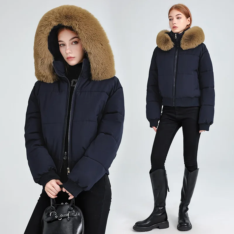Winter Warm Cotton Padded Coat Autumn Winter Chic Woman Clothes Korean Style Women'S Solid Color Down Jacket
Winter Warm Cotton Padded Coat Autumn Winter Chic Woman Clothes Korean Style Women'S Solid Color Down Jacket