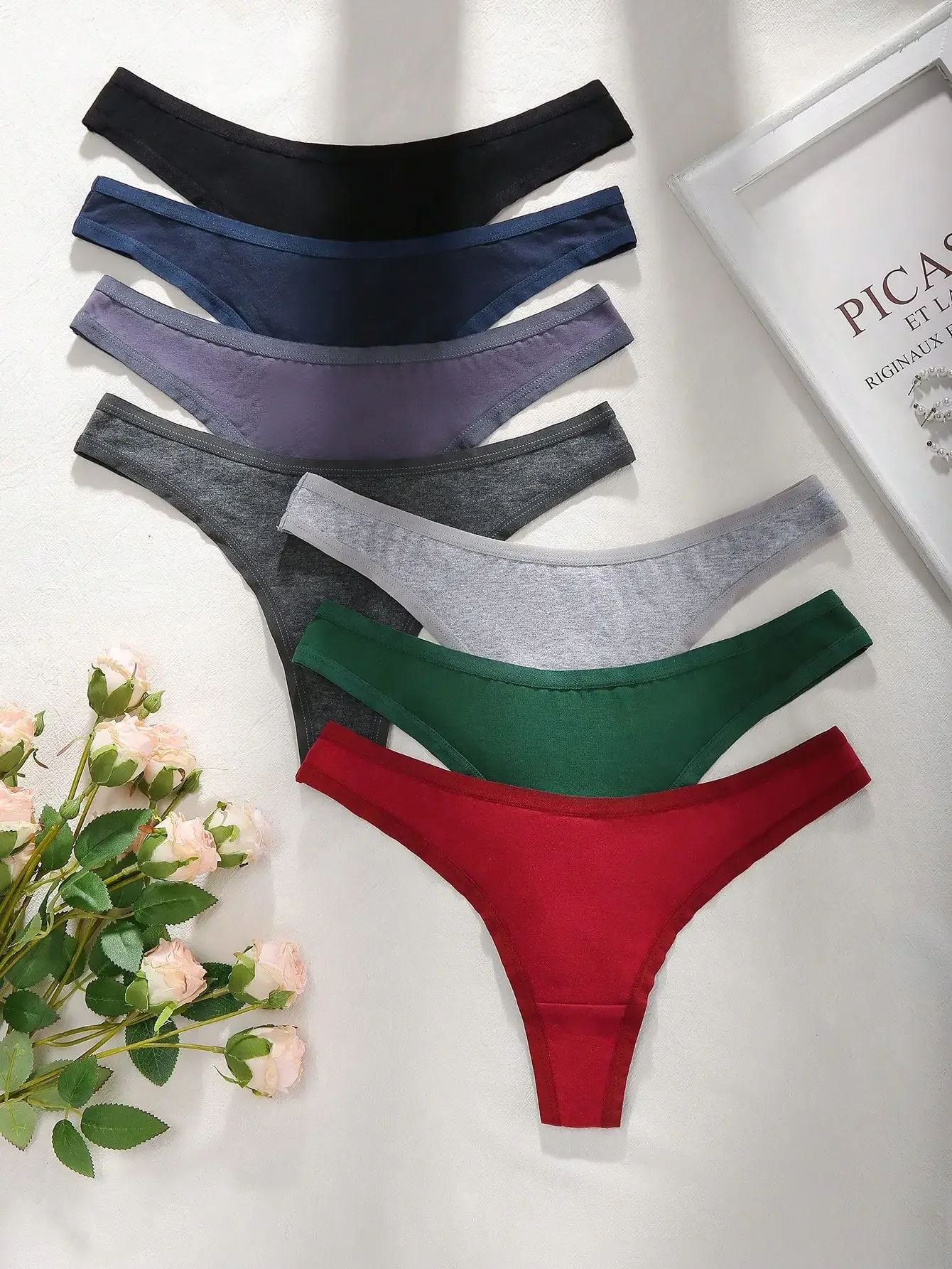 7 Pcs/Set Seamless Underwear, Solid Color Fashion, Suitable For Summer
7 Pcs/Set Seamless Underwear, Solid Color Fashion, Suitable For Summer