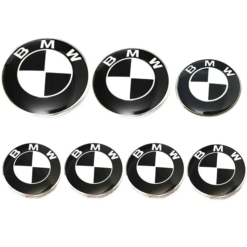 Car Black White BMW Logo Front Hood Emblem 82mm Rear Badge 74mm Wheel Hub Cap 56mm steering wheel sticker 45mm Accessories
Car Black White BMW Logo Front Hood Emblem 82mm Rear Badge 74mm Wheel Hub Cap 56mm steering wheel sticker 45mm Accessories