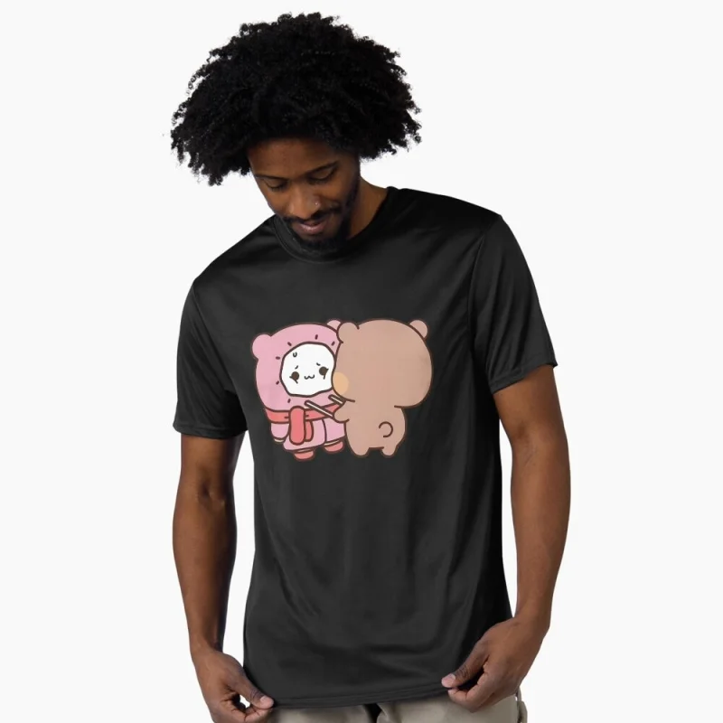 Dudu pulling on Bubu's hoodie Gift t shirt kawaii Panda Bear Cartoon Graphic tee Cute Y2K Clothes 100% cotton All size Tee
Dudu pulling on Bubu's hoodie Gift t shirt kawaii Panda Bear Cartoon Graphic tee Cute Y2K Clothes 100% cotton All size Tee