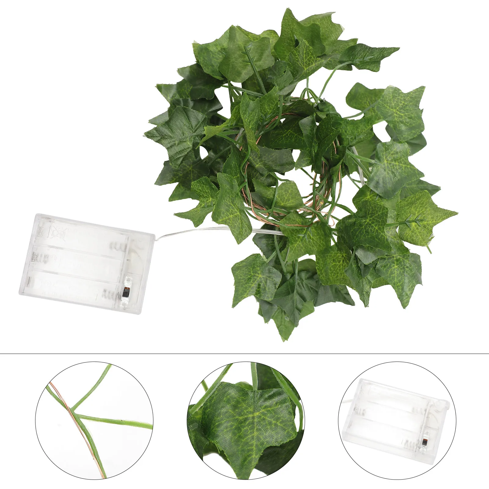 20 LED Leaf Lights String Artificial Vine Garland for Holiday Wedding Birthday Decoration Room Light Ornament Vines with Lights
20 LED Leaf Lights String Artificial Vine Garland for Holiday Wedding Birthday Decoration Room Light Ornament Vines with Lights
