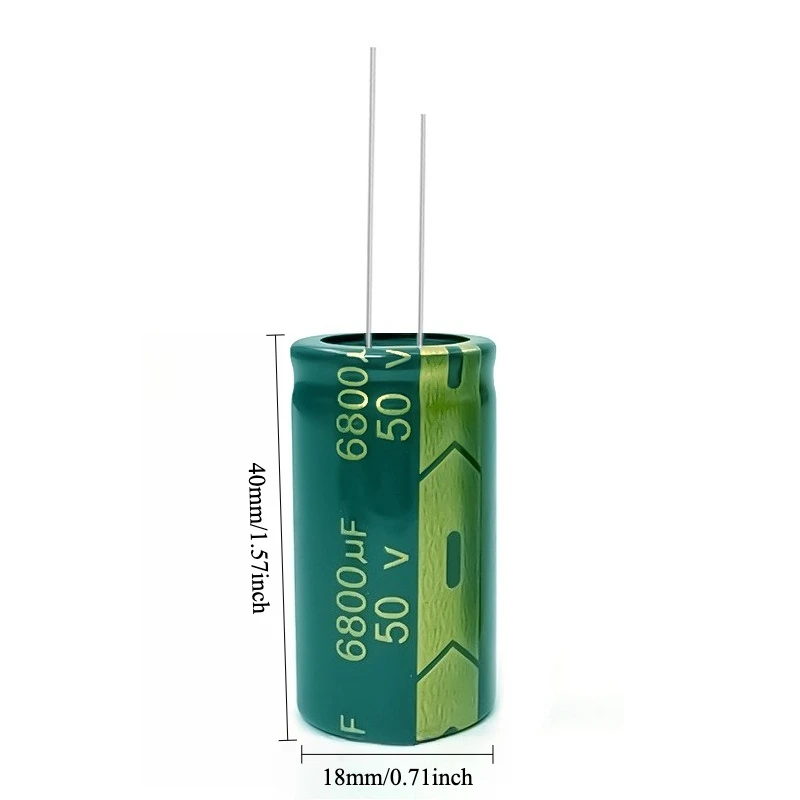 6pcs 50V 6800uF Electrolytic Capacitor High Frequency Low ESR Long Life 22x40mm for Power Amplifier
6pcs 50V 6800uF Electrolytic Capacitor High Frequency Low ESR Long Life 22x40mm for Power Amplifier