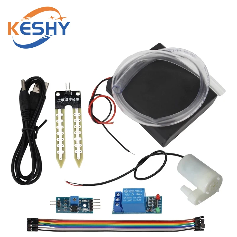 Water Pump Module Kit Automatic DIY Soil Moisture Detection Garden Drip Watering Watering Irrigation System
Water Pump Module Kit Automatic DIY Soil Moisture Detection Garden Drip Watering Watering Irrigation System