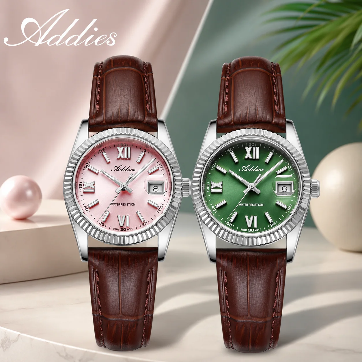 ADDIES 28mm Sapphire Glass Swiss Ronda 585 Ladies Quartz Watch BGW9 Super Luminous 316L Stainless Steel Calendar Wristwatches
ADDIES 28mm Sapphire Glass Swiss Ronda 585 Ladies Quartz Watch BGW9 Super Luminous 316L Stainless Steel Calendar Wristwatches