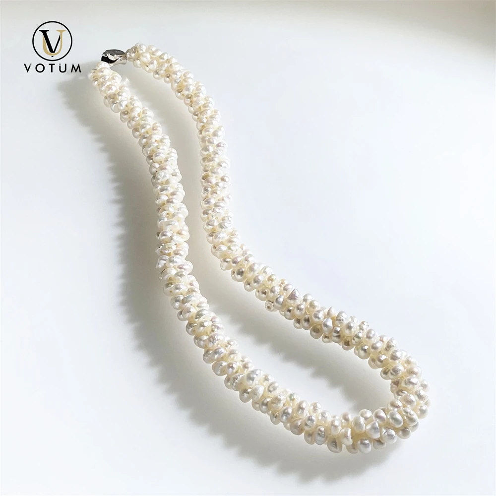 Votum Chinese Freshwater Pearl Necklace for Women Lady Wedding Gift for Her Birthday Handmade Choker Pearls Necklaces Jewelry
Votum Chinese Freshwater Pearl Necklace for Women Lady Wedding Gift for Her Birthday Handmade Choker Pearls Necklaces Jewelry