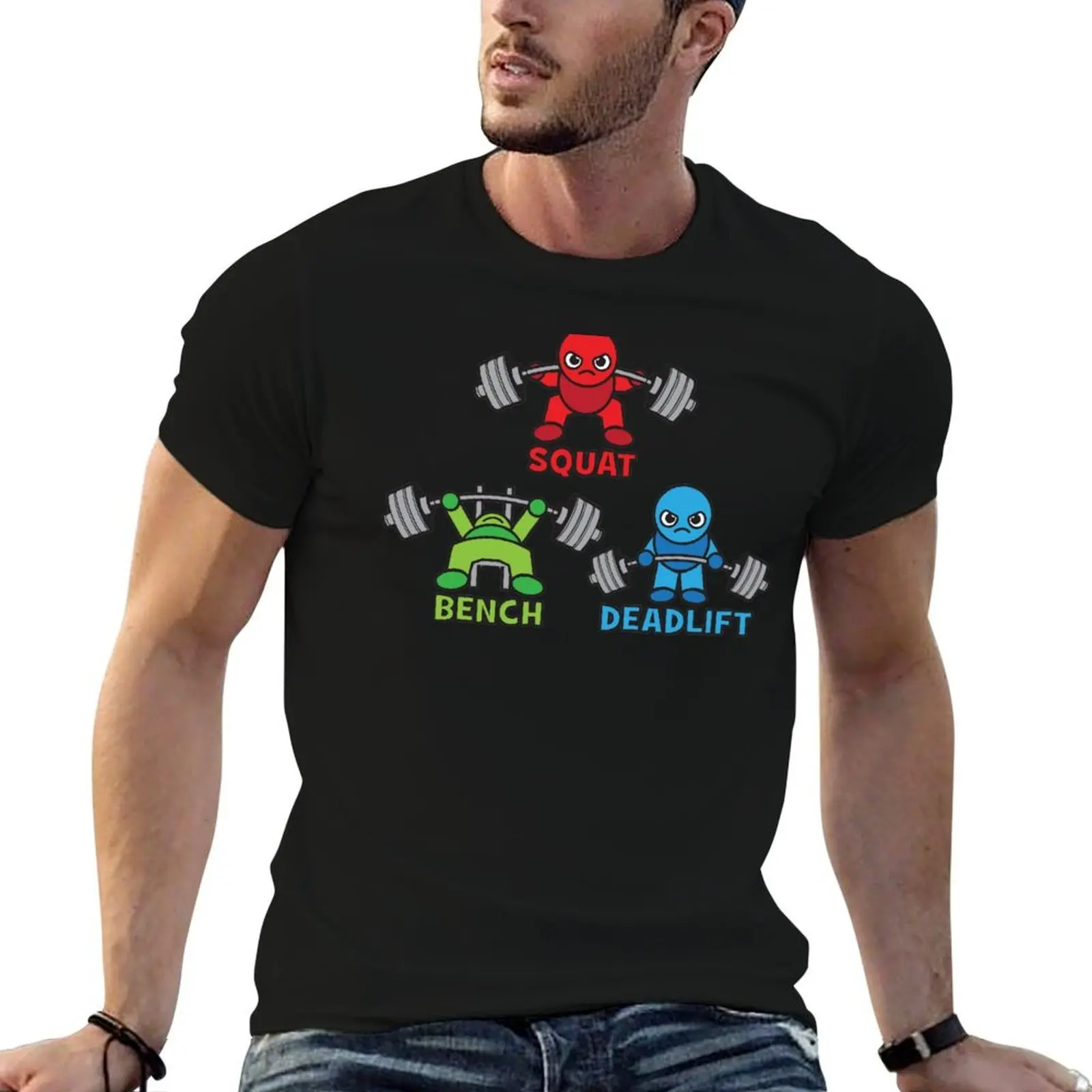 Kawaii Powerlifter - Squat, Bench Press, Deadlift (Triangle) T-Shirt man t shirt graphic T-Shirt
Kawaii Powerlifter - Squat, Bench Press, Deadlift (Triangle) T-Shirt man t shirt graphic T-Shirt