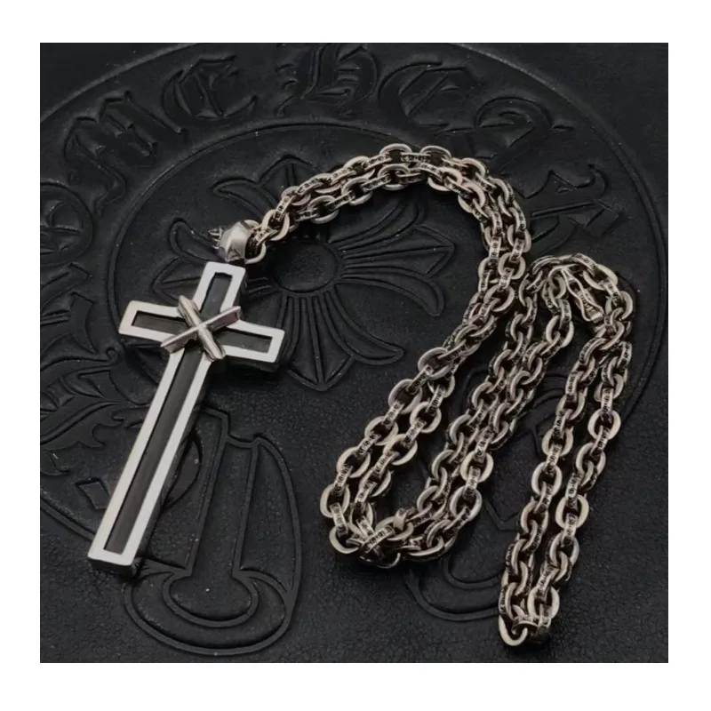 Accessories Large Cross Necklace Thai Silver Vintage Premium Autumn and Winter Sweater Chain Accessories Jewelry
Accessories Large Cross Necklace Thai Silver Vintage Premium Autumn and Winter Sweater Chain Accessories Jewelry