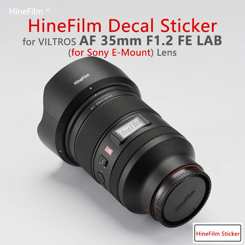 Hinefilm Skin for Viltrox AF35 F1.2 Lab FE Mount Lens Decal Skin for Viltrox AF 35mm F1.2 LAB Lens Wrap Cover 35 F1.2 Sticker
Hinefilm Skin for Viltrox AF35 F1.2 Lab FE Mount Lens Decal Skin for Viltrox AF 35mm F1.2 LAB Lens Wrap Cover 35 F1.2 Sticker
