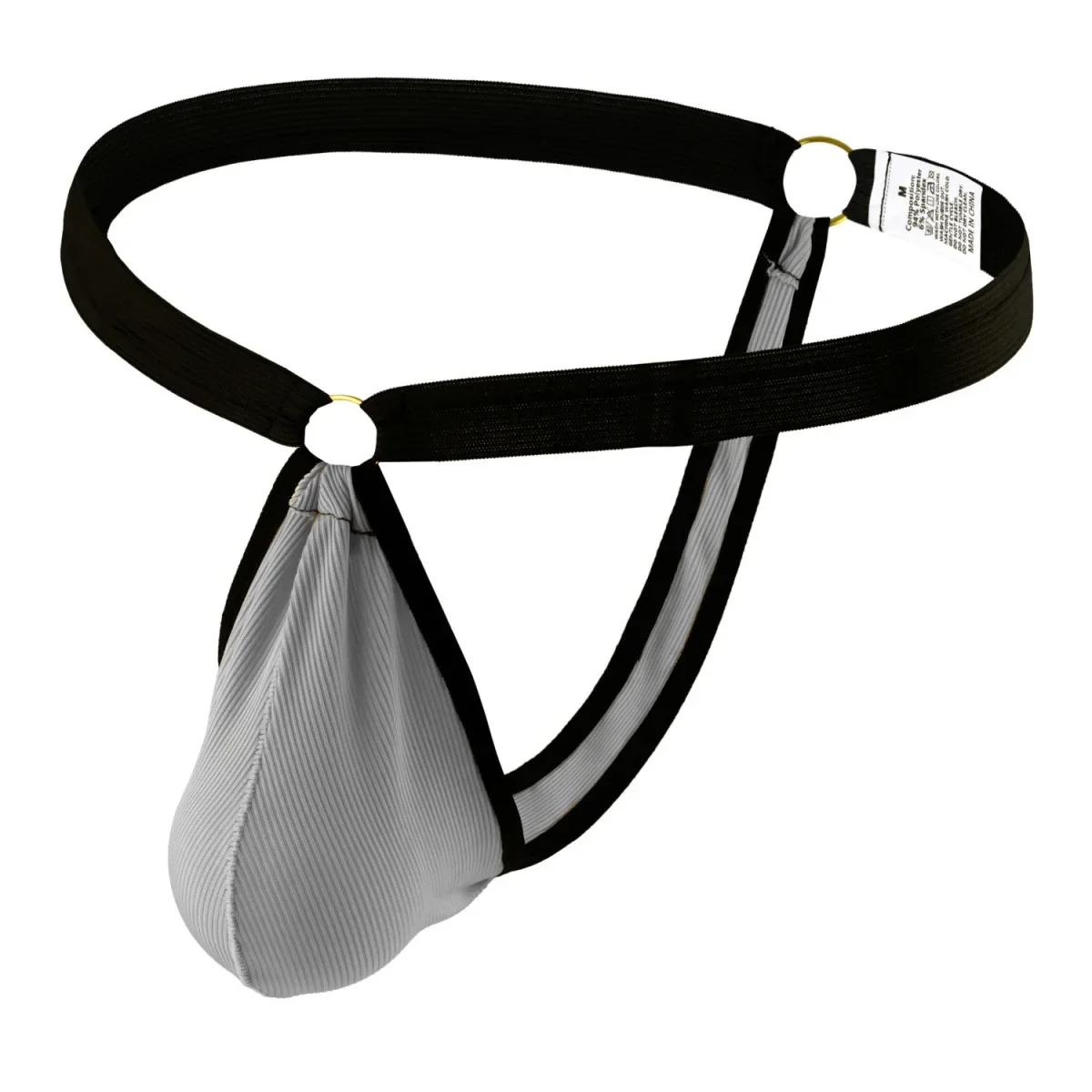 Men's Sexy Bulge Thong Underwear High-Elastic Wide Strap Metal Ring Design Contoured Pouch Low-Rise Fit for Trendy Intimate Wear
Men's Sexy Bulge Thong Underwear High-Elastic Wide Strap Metal Ring Design Contoured Pouch Low-Rise Fit for Trendy Intimate Wear