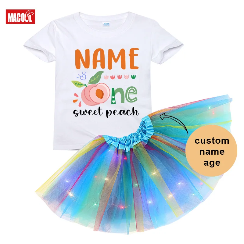 Birthday Party Outfits Girls Birthday Tutu Outfit Lovely Peach T Shirt Outfit Suits Custom Name Dress Set Girl Kids Clothes
Birthday Party Outfits Girls Birthday Tutu Outfit Lovely Peach T Shirt Outfit Suits Custom Name Dress Set Girl Kids Clothes