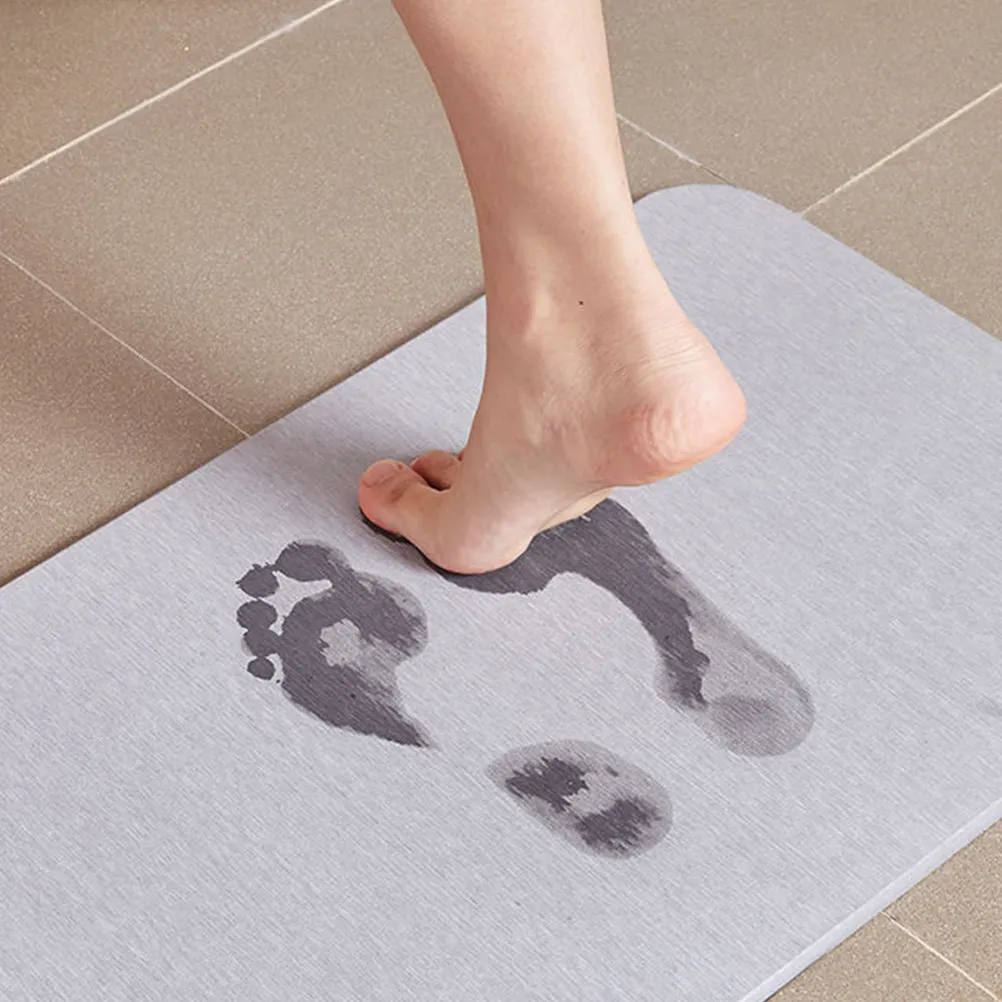 Bathroom Floor Mat Water Absorption Non-Slip Ground Mat Simple Design High Durability Fine Stitching for Shower Exit Entry Door
Bathroom Floor Mat Water Absorption Non-Slip Ground Mat Simple Design High Durability Fine Stitching for Shower Exit Entry Door