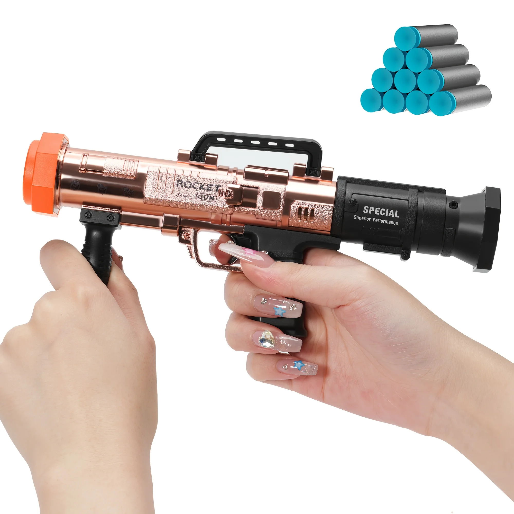 FANDAO Rocket Launcher Toy Gun Youngsters Toy Rocket Launcher RPG Gun with Foam Bullets Youngsters Toy Rocket Launcher RPG Gun
FANDAO Rocket Launcher Toy Gun Youngsters Toy Rocket Launcher RPG Gun with Foam Bullets Youngsters Toy Rocket Launcher RPG Gun