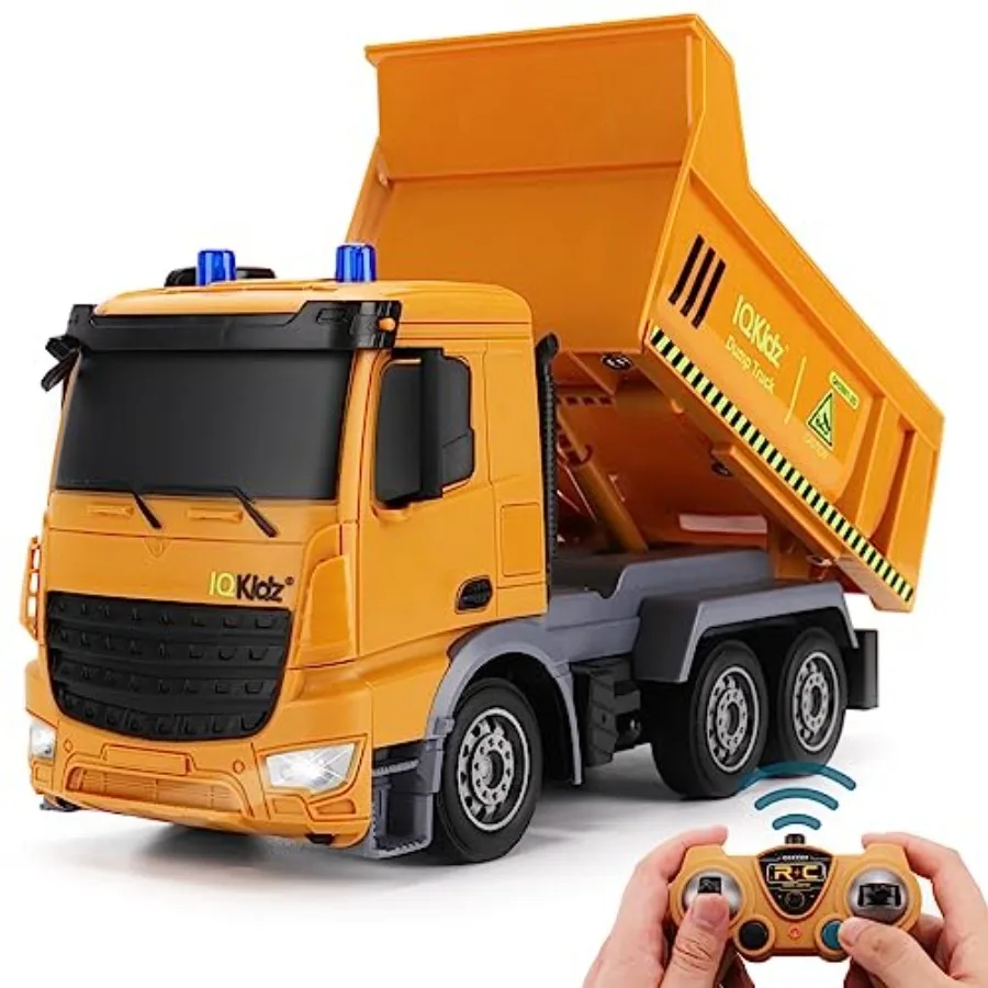 Remote Control Dump Truck Toys with Blue Warning Lights for Boys Girls 3-10 Years Old RC Construction Vehicles Toy in Blue Best
Remote Control Dump Truck Toys with Blue Warning Lights for Boys Girls 3-10 Years Old RC Construction Vehicles Toy in Blue Best