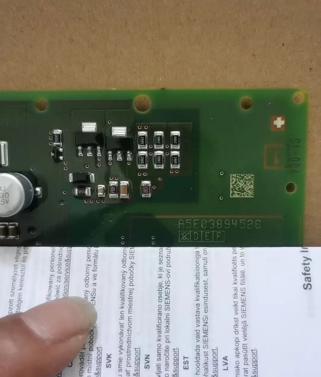 Запчасти Scarce A5E03894526 Новые оригинальные драйверы инвертора G120 PM240 и PM340
Запчасти Scarce A5E03894526 Новые оригинальные драйверы инвертора G120 PM240 и PM340